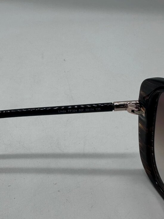 NEW TOM FORD TF 324 50F LINDA BROWN GOLD GRADIENT AUTHENTIC SUNGLASSES SZ: 59-14 main image 5